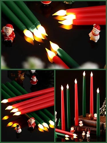 Treela 24 Pcs Flameless LED Taper Candles for Decor