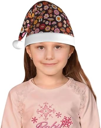70s Groovy Hippie Santa Hat for Kids