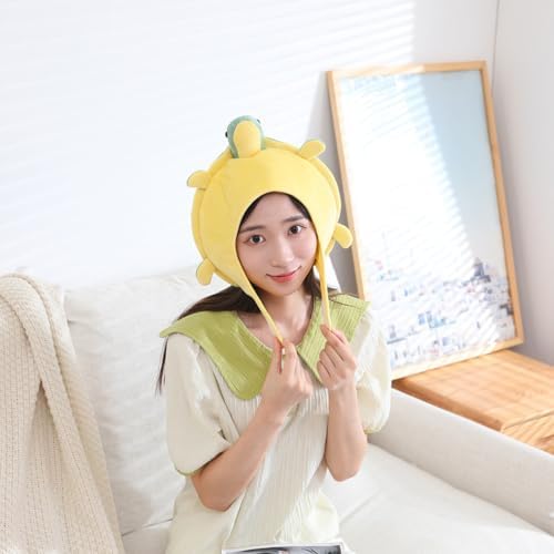 PRETYZOOM Turtle Plush Party Hat Cartoon Costume Prop