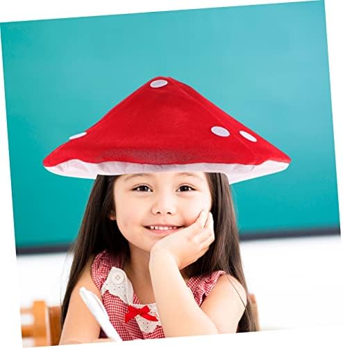 Toyvian Mushroom Hat Kids Costume Party Decoration