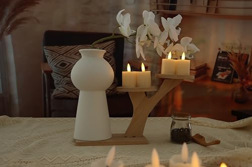EZiGarden Battery Operated Flameless Votive Candles Set of 6