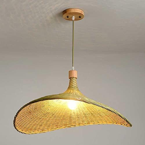 Rattan Woven Chandelier with 1 Lamp Shade