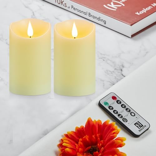 Guluto Flameless Candles with Remote and Timer
