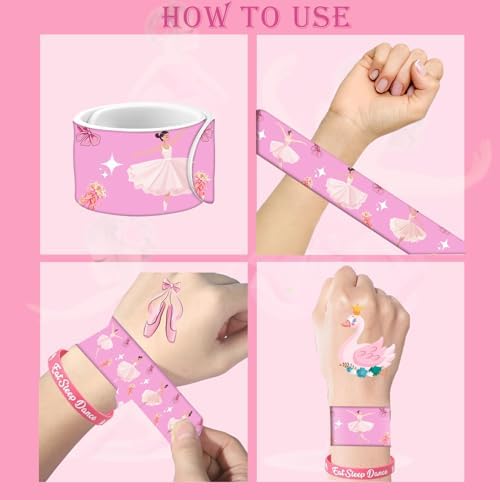 122 PCS Ballerina Party Favors Dancing Theme Birthday Decorations