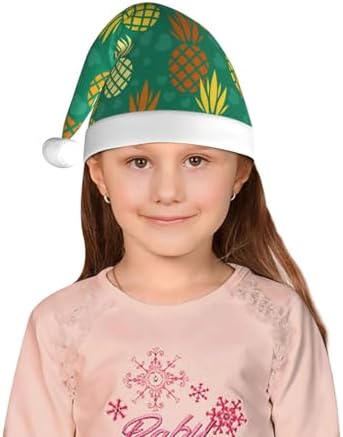 Salelf Pineapple Santa Hat for Kids Baby Christmas Headwear