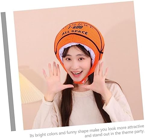 ABOOFAN Cute Basketball Plush Cap Halloween Costume Party Headwear