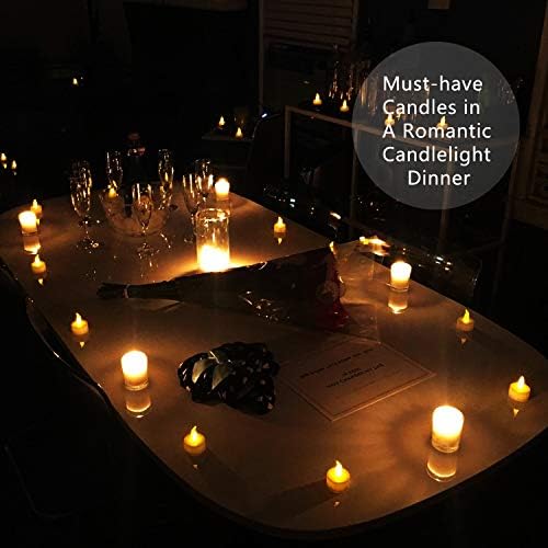 Novelty Place Flameless LED Tea Light Candles Pack of 12
