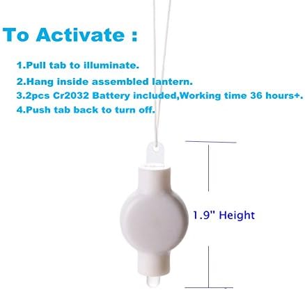 LOGUIDE 24 Pack Small LED Lights Warm White