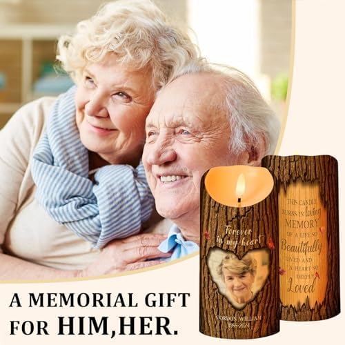 Personalized Photo 3D LED Candle for Loved One