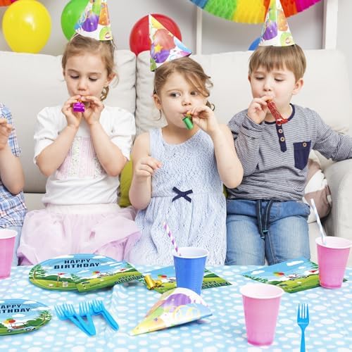 Golf Party Plates Napkins - 24 Guests Set