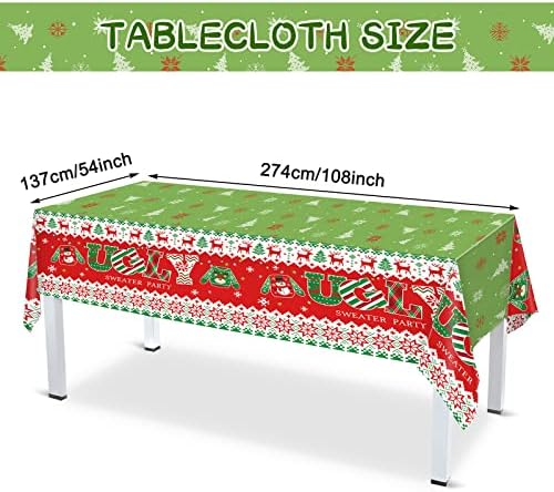 Tiamon 172 Christmas Ugly Sweater Decorations Party Set
