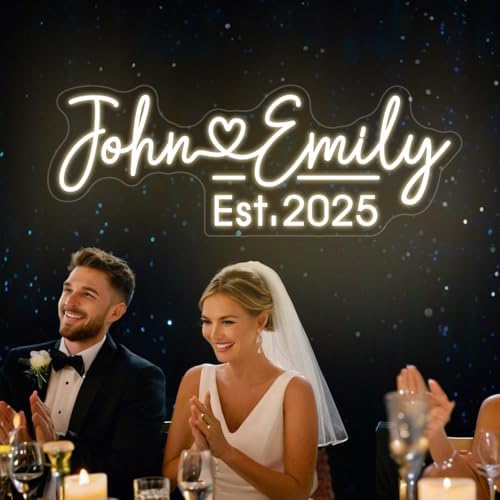 Custom Neon Sign LED Wall Decor Wedding Gift