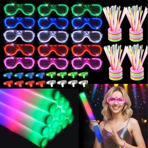 148 PCS Glow in the Dark Party Supplies
