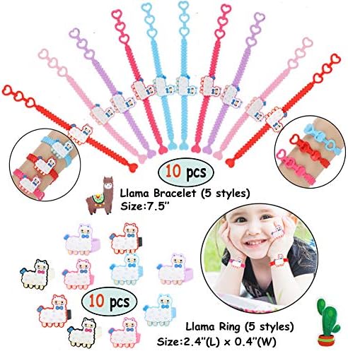 Llama Party Favors Set - 60 Pieces for Kids