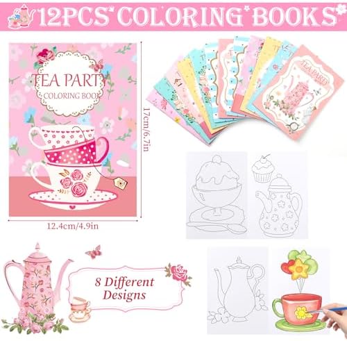 Tea Party Favors for Kids Multi-Item Party Set