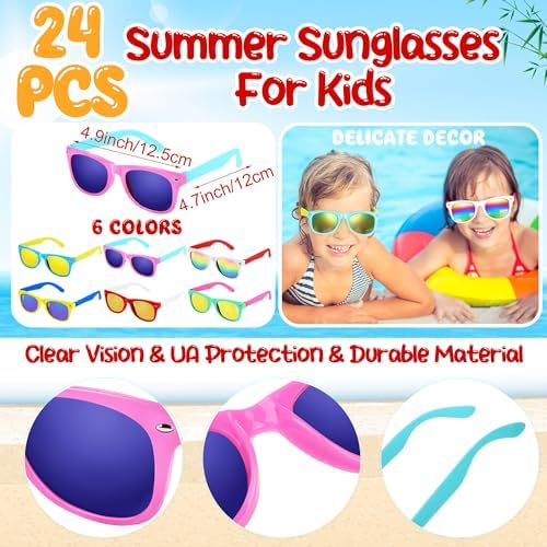 Elcoho 144 Piece Summer Party Favor Pack