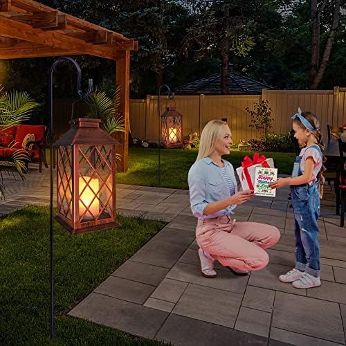 TAKE ME 14 Inch Solar Lantern Outdoor Garden Hanging Lights