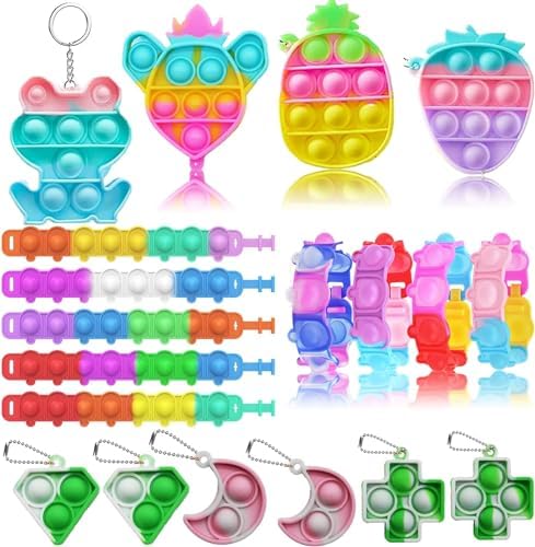 119 Pcs Pop Party Favors for Kids 4-8