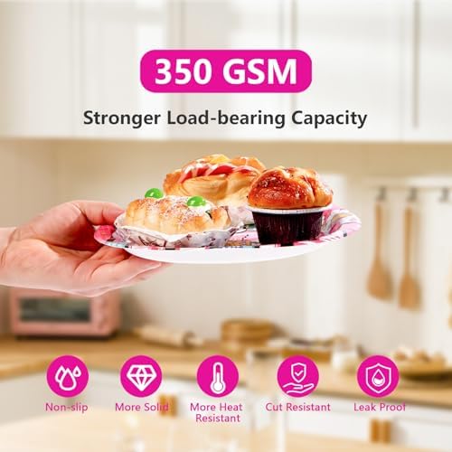 96 Pcs Pink Hero Birthday Party Tableware Set