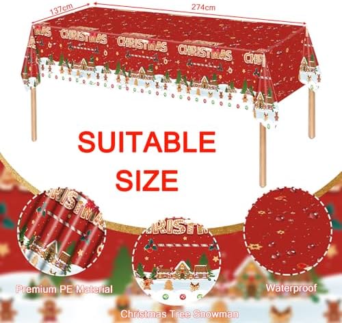 Christmas Party Decor Set 170 Pcs for 24 Guests