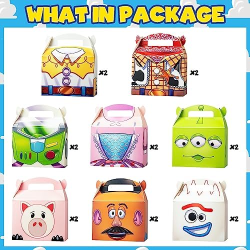 Gaming Party Favors 16Pcs Gift Boxes Set