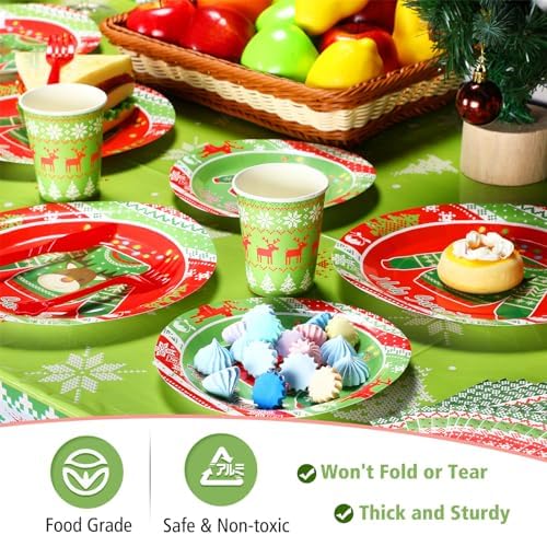 Tiamon 172 Christmas Ugly Sweater Decorations Party Set