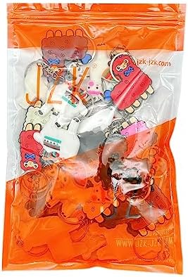 JZK 32 Pcs Cute Alpaca Keyring Set for Kids