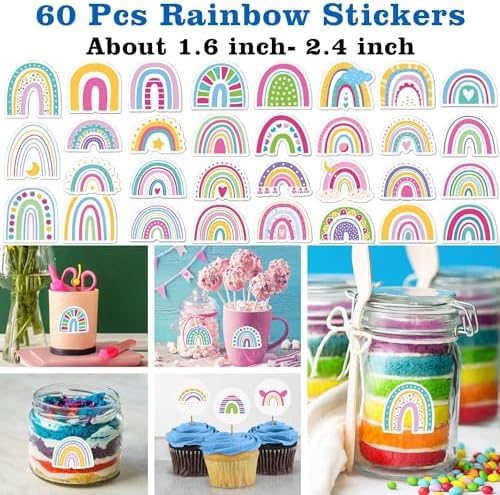 Leesgel 156pc Rainbow Party Favors for Kids