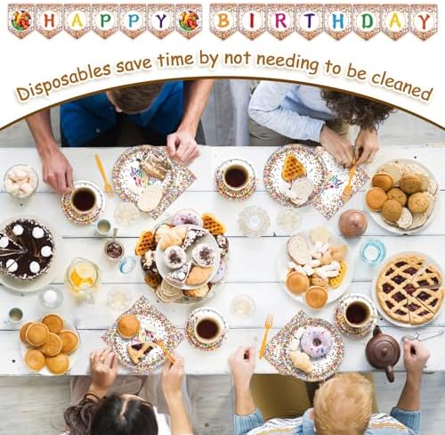 Confetti Sprinkles Party Supplies Kit for 24 Guests