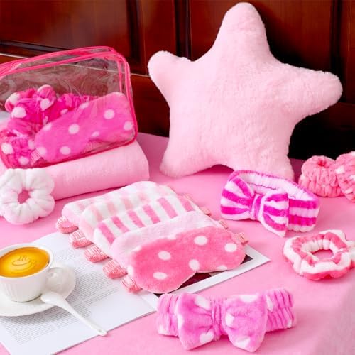 Suncalla 48 Piece Sleepover Party Kit for Girls