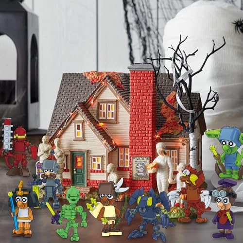 12PCS Halloween Building Blocks Toys for Kids