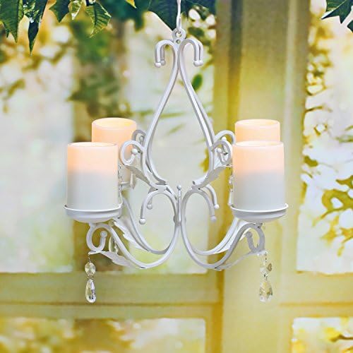 GiveU 3 in 1 Lighting Chandelier Set of 2 White