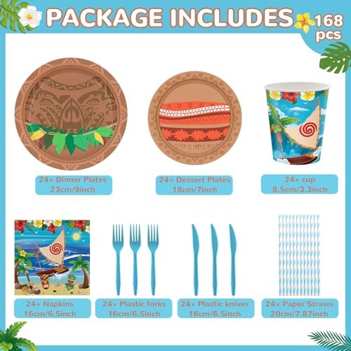 Ocean Party Decor Set for 24 Guests