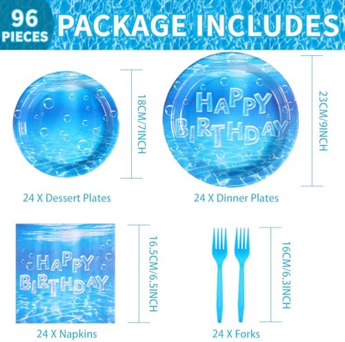 Ocean Themed Birthday Party Decor Set 98 Pcs