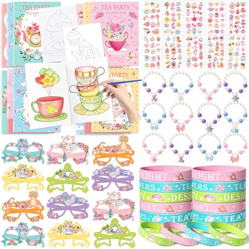Tea Party Favors for Kids Multi-Item Party Set