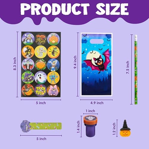 JOYIN Halloween Themed Stationery Set 24 Pack
