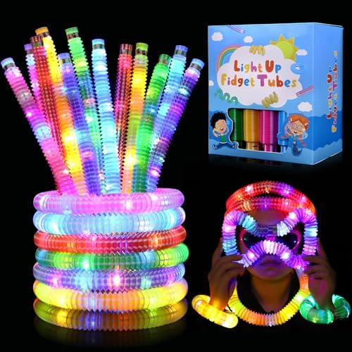 Gigilli 12 Pack Glow Sticks Party Favors for Kids 4-12