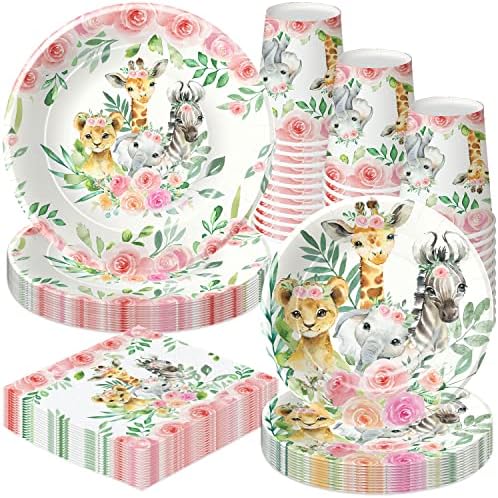 Safari Jungle Theme Party Supplies for Girls