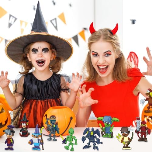 12PCS Halloween Building Blocks Toys for Kids