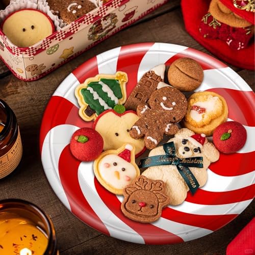FZR Legend Christmas Party Paper Plates 60Pcs