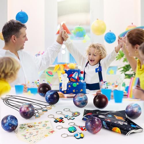 LiYiQ 87 Pcs Space Party Favors Multi Item Pack