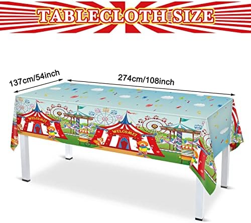 172 Pcs Circus Carnival Party Decorations Set