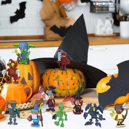 12PCS Halloween Building Blocks Toys for Kids