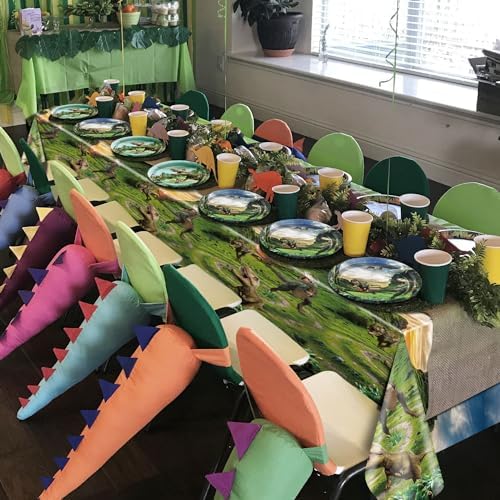 Dinosaur Birthday Plate Set 81Pcs for Kids Boys Party