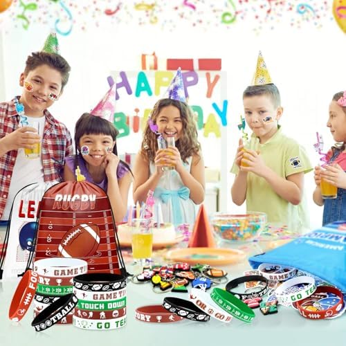 110 Pcs Football Themed Party Favors Multi Item Pack