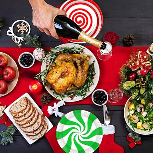 FZR Legend Christmas Party Paper Plates 60Pcs