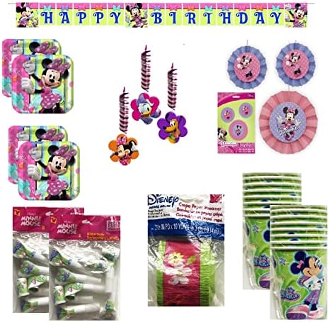 Minnie Mouse Birthday Party Decor Bundle Pack
