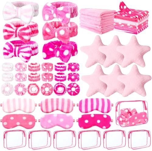 Suncalla 48 Piece Sleepover Party Kit for Girls