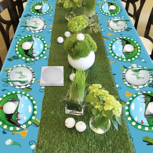 Golf Party Tableware Set for 40 Guests