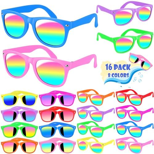 INNOCHEER Kids Sunglasses 16 Pack UV400 Protection